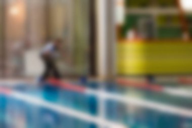 Yüzme Yarışması Tema bulanıklık arka plan