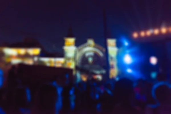 Festival concerto spettacolo tema sfocatura sfondo — Foto Stock