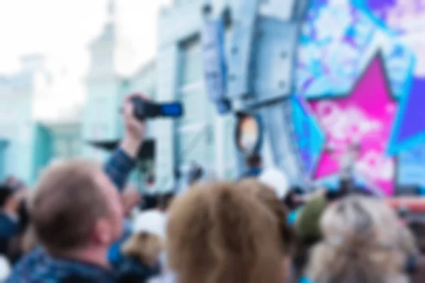 Festival konsert visar tema oskärpa bakgrund — Stockfoto