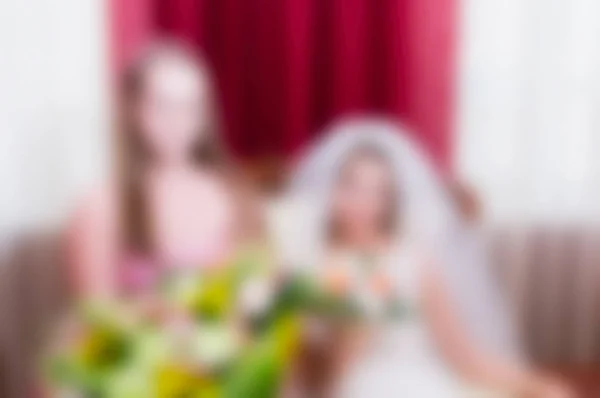 Wedding day theme blur background — Stock Photo, Image