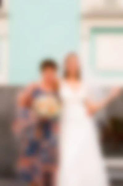 День свадьбы тема размытие фона — стоковое фото
