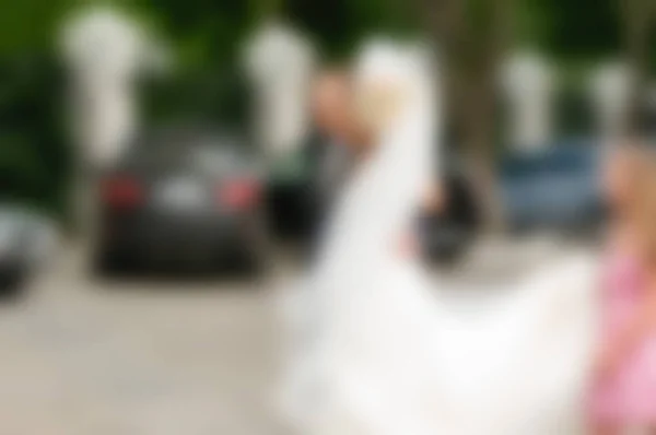 Wedding day theme blur background — Stock Photo, Image