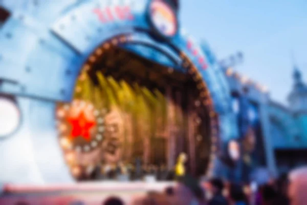 Festival konsert visar tema oskärpa bakgrund — Stockfoto
