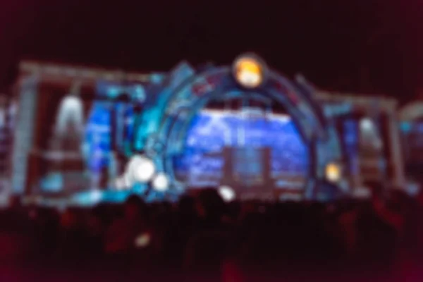 Light projection festival theme blur background — Stock Photo, Image