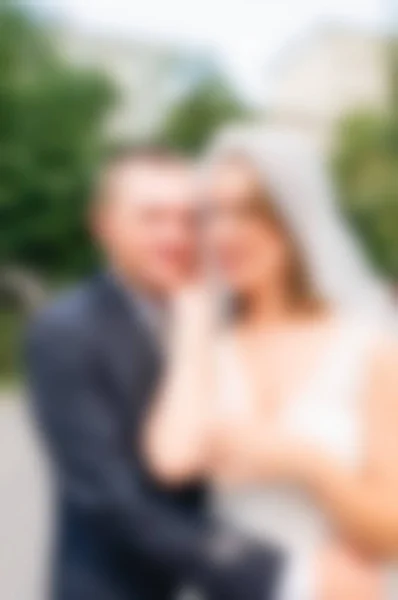 Thema van de dag van de bruiloft achtergrond wazig — Stockfoto