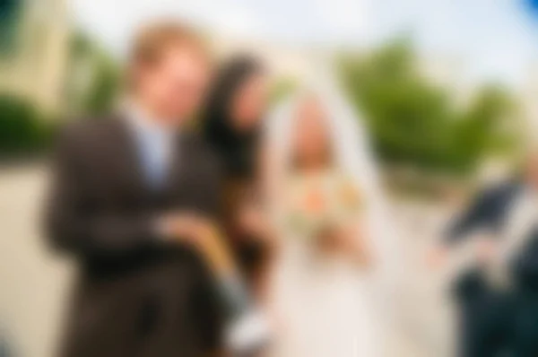 Wedding day theme blur background — Stock Photo, Image