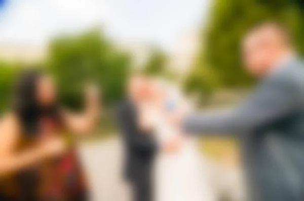 Hochzeitstag Thema verschwimmen Hintergrund — Stockfoto