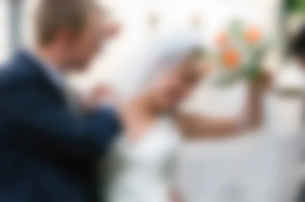 Wedding day theme blur background — Stock Photo, Image