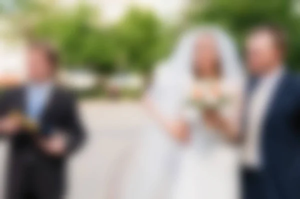 Wedding day theme blur background — Stock Photo, Image