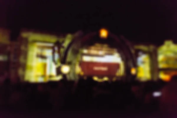 光投影祭テーマは、背景をぼかし — ストック写真