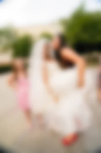 Wedding day theme blur background — Stock Photo, Image