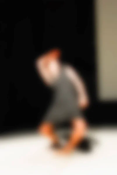 Contemporary dance performance bokeh blur background — Stock Photo, Image