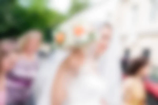 Wedding day theme blur background — Stock Photo, Image