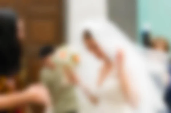 Thema van de dag van de bruiloft achtergrond wazig — Stockfoto