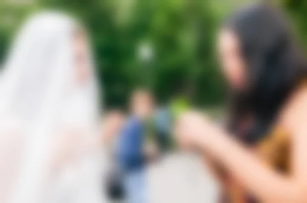 Wedding day theme blur background — Stock Photo, Image