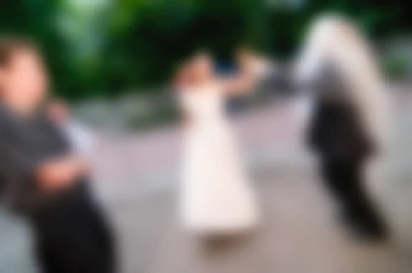 Wedding day theme blur background — Stock Photo, Image