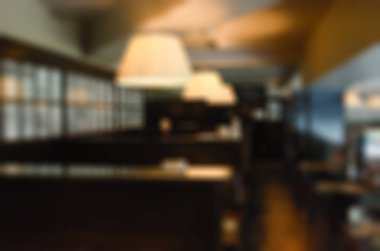 Restoran bulanıklık arka plan