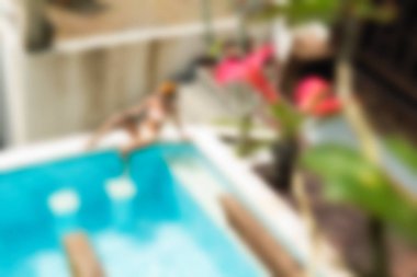 Bali Endonezya Seyahat tema bulanıklık arka plan