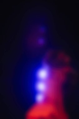 Çağdaş dans performans Tema arka plan bulanıklık