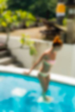 Bali Endonezya Seyahat tema bulanıklık arka plan