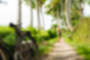 Bali Endonezya Seyahat tema bulanıklık arka plan