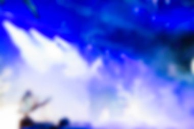 İnsanların dj konserinde arka plan bulanıklık