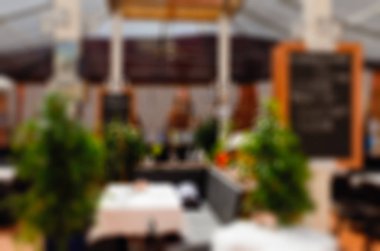 Restoran bulanıklık arka plan