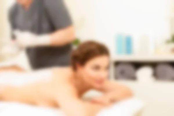 Medicinsk kosmetologi klinik tema oskärpa bakgrund — Stockfoto
