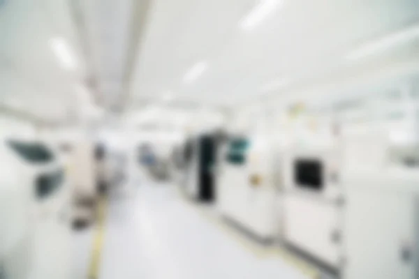 Elektronik üretim tesisi Tema arka plan bulanıklık — Stok fotoğraf
