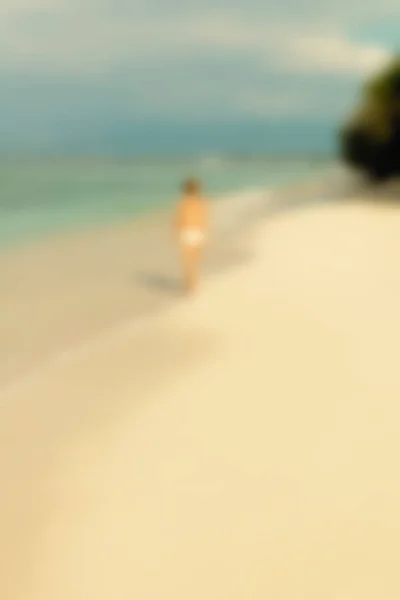 Gili Trawangan Bali Indonesia Travel theme blur background — Stock Photo, Image