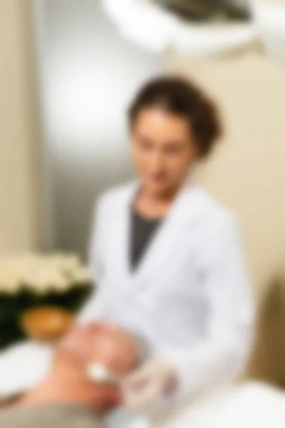 Clinica de cosmetologie medicală temă blur fundal — Fotografie, imagine de stoc