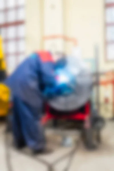 Industriell produktion fabriken tema oskärpa bakgrund — Stockfoto