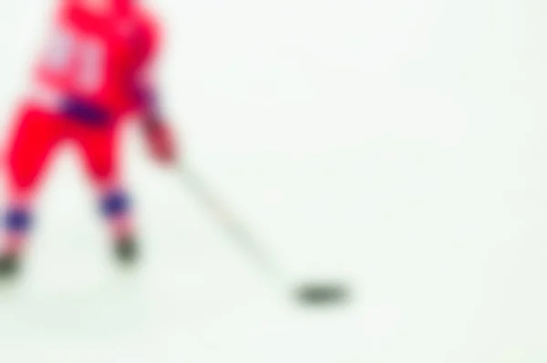 トーナメントではアイス ホッケー選手の抽象的なぼかし — ストック写真