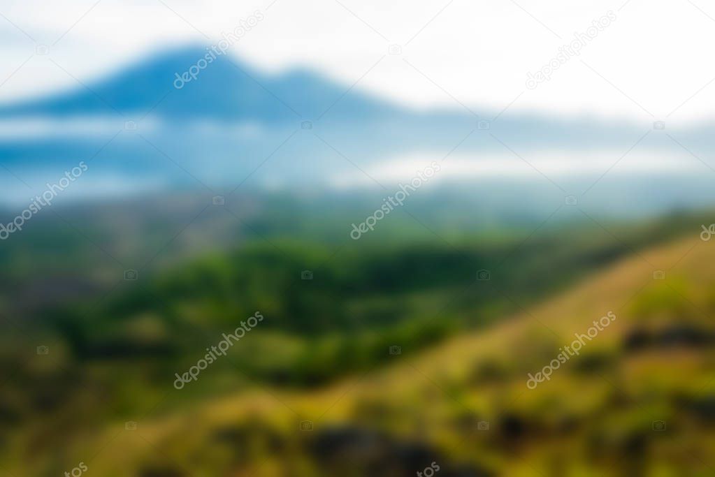 Bali Indonesia Travel theme blur background