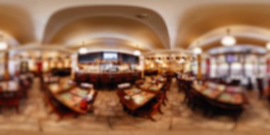 Restoran panorama bulanıklık arka plan