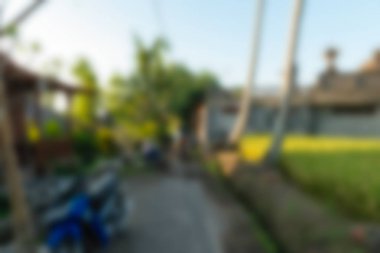 Bali Endonezya Seyahat tema bulanıklık arka plan