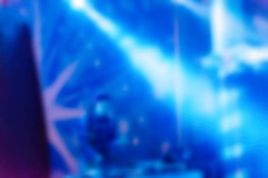 İnsanların konserinde arka plan bulanıklık