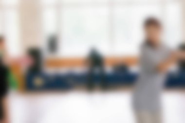 Dans okulu Tema arka plan bulanıklık