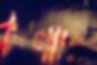 Çağdaş dans performans bokeh arka plan bulanıklık