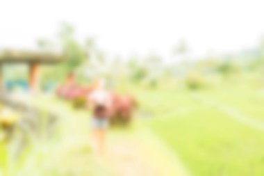 Bali Endonezya Seyahat tema bulanıklık arka plan