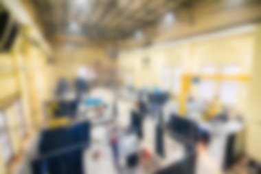 Endüstriyel Üretim Fabrikası Tema arka plan bulanıklık