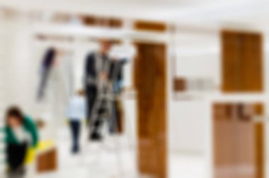 Yeni mağaza Tema bulanıklık arka plan