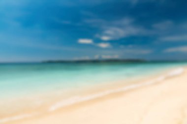 Tropikal plaj bulanıklığı arka plan