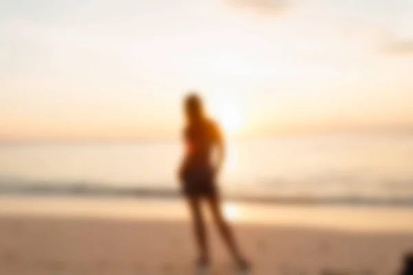 Islas Gili Indonesia Viajes tema desenfoque fondo — Foto de Stock