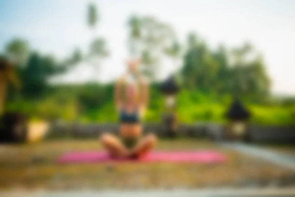 Bali indonesien reisethema verschwimmen hintergrund — Stockfoto