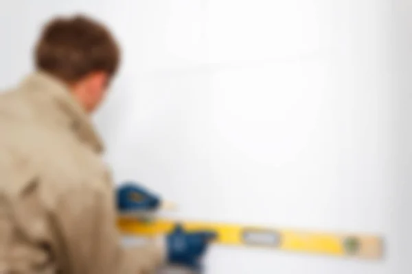 Wohnung Renovierung Thema verschwimmen Hintergrund — Stockfoto