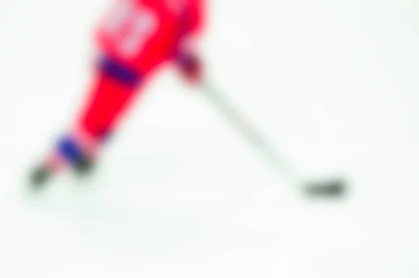 Abstract blur of ice hockey players at tournament play — Stock Photo, Image