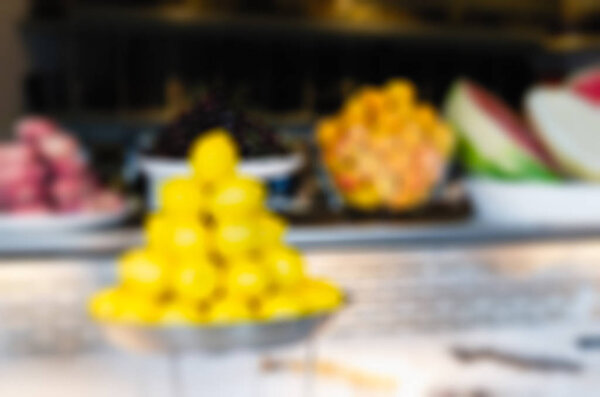 Restaurant blur background