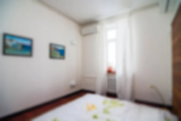 スタイリッシュなアパートメントインテリアをテーマにした抽象的なぼかしの背景 — ストック写真