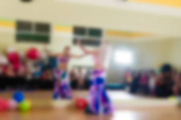 Clase de danza para mujeres fondo borroso —  Fotos de Stock